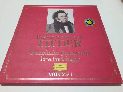 Gundula Janowitz Irwin Gage Franz Schubert Lieder DG 2740 196 5x LPs Box Set  - Image 1 of 4