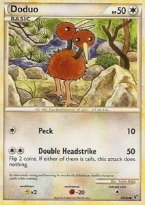 Doduo - 45/90 - Common x1 - Lightly Played - HS Undaunted - Picture 1 of 1