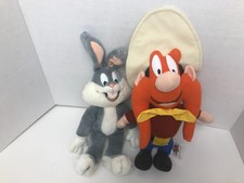 Looney Tunes Vintage Plush Bugs Bunny & Yosemite Sam