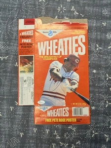 Pete Rose Signed Wheaties Box Jsa Auto Reds - Picture 1 of 3