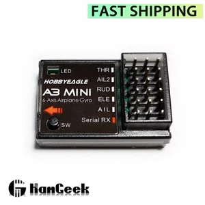 HOBBYEAGLE A3 MINI (Lite Edition) 6 Axis Airplane Gyro Fixed Wing UAV - Picture 1 of 4