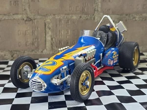 GMP Al Unser #2 Johnny Lightning 4 Cam Ford Dirt Champ 1:12 Diecast Sprint Car - Picture 1 of 20