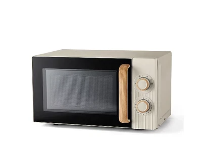 George Home GMM201WC-21 700w Microwave Oven Manual Control Scandi 17L Cream - Image 1 of 4