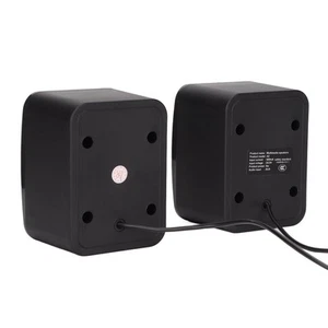 A2 Mini Computer Speaker Stereo Clear Bass Less Distortion USB Powered Wired CB - Bild 1 von 24