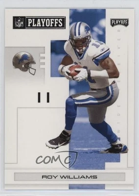2007 Playoff NFL Playoffs Black /199 Roy Williams #33 - Image 1 of 2