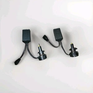 PAIR Bulb H7 FULL LED 6000K WHITE LIGHT CANBUS CAR HEADLIGHT Cool White With Fan - Picture 1 of 3