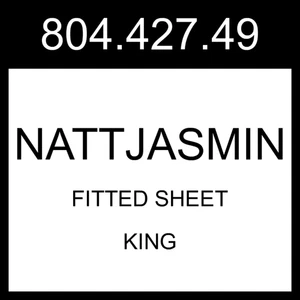 Lenzuolo con angoli IKEA NATTJASMIN beige chiaro king 804.427.49 - Foto 1 di 1
