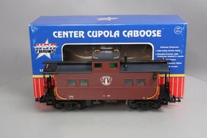 USA Trains 12154 G Scale Boston & Maine Center Cupola Caboose - Metal Wheels LN - Picture 1 of 12