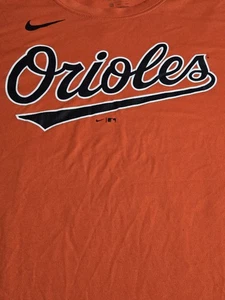 Baltimore Orioles Baseball Nike Shirt Men 3XL Orange Short Sleeve MLB Birds - Picture 1 of 9
