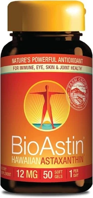 Bioastin Astaxantina Hawaiana 12 mg - 120 cápsulas de gel Foto 1 de 3