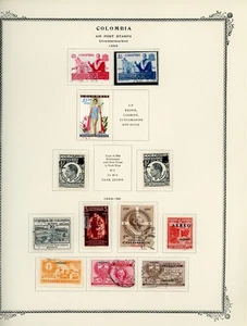 COLOMBIA Scott Specialty Album Page Lot #71 - SEE SCAN - $$$ - Picture 1 of 1