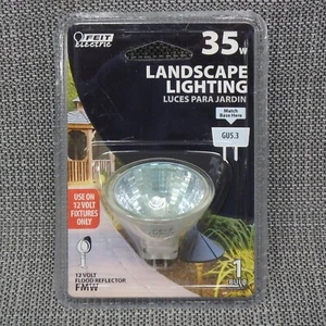 GU5.3 Bulb 12 Volt Landscape Lighting Flood Reflector FMW 35 Watt 38 Degree Feit - Picture 1 of 6