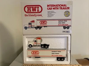 Ertl Tractor Semi Truck HWI International Cab w/ Trailer The Friendly Ones 1/64 - Picture 1 of 8