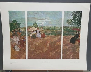 Impresión vintage Edouard Vuillard "The Public Gardens" 22,5"×28,5" años 60 Shorewood - Imagen 1 de 7