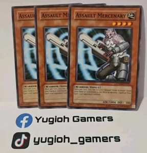 YUGIOH ASSAULT MERCENARY X3 COMMON LIGHT PLAYED CRMS  - Bild 1 von 1