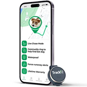 Tracki Dog GPS Tracker, Tiny & Light Waterproof Fits all Pet Collars monthly fee - Picture 1 of 8