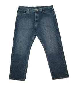 Wrangler® 5 Star Premium Denim Dark Wash Blue Jeans 42x30 Straight Leg - Picture 1 of 14