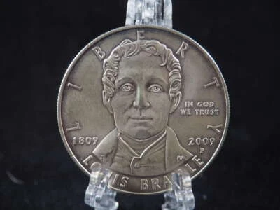 2009 P U.S Louis Braille Liberty Dollar Proof - SKU 420US - Image 1 of 2