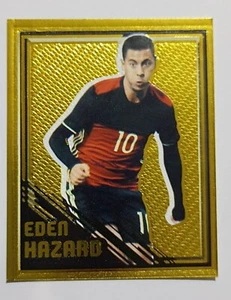 2018 Gol Russia World Cup FIFA #446 EDEN HAZARD Belgium Soccer Team Sticker FOIL - Picture 1 of 3