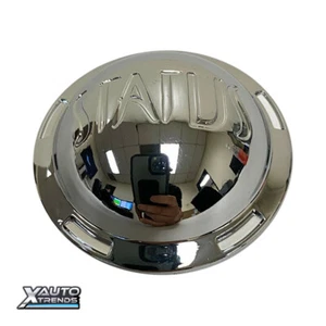 Status Chrome Snap In Center Cap 60mm overall Diameter C636601CAP - Picture 1 of 3