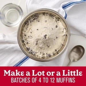 Blueberry Muffin Mix Batchable Make 4 to 12 Muffins Quick Snack Option 28 oz - Picture 1 of 8