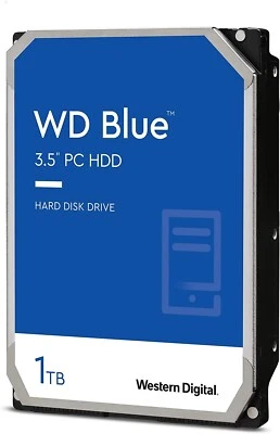 WD Blue 1 TB Hard Drive HDD 3.5" SATA 6Gb/s 64 MB Cache 7200RPM WD10EZEX - Image 1 of 4