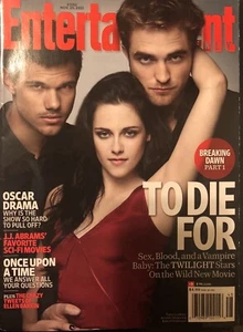 Entertainment Weekly Magazine (Nov 2011) TWILIGHT Breaking Dawn - TO DIE FOR - Picture 1 of 1