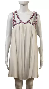 Altar’d State Womens Size M Dress Embellished Sleeveless Tunic Boho Embroidered - Picture 1 of 12