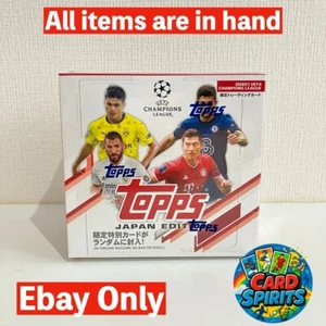 2020/21 TOPPS UEFA CHAMPIONS JAPAN EDITION SOCCER FACTORY SEALED BOX in Hand - Picture 1 of 2