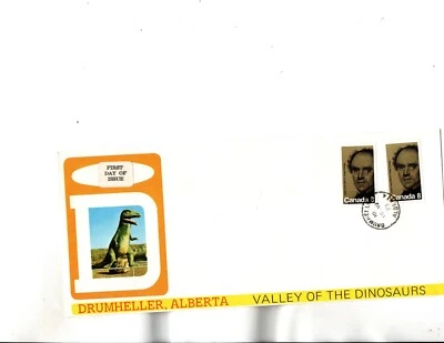 Sc#616   FDC DRUMHELLER,AB -Valley of the Dinosaurs  cachet - Image 1 of 4