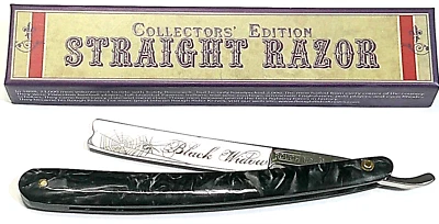 RAW RIDER КОЛЛЕКЦИОННОЕ ИЗДАНИЕ ПРЯМАЯ БРИТВА ЧЕРНАЯ ВДОВА RR1209 - Изображение 1 из 4