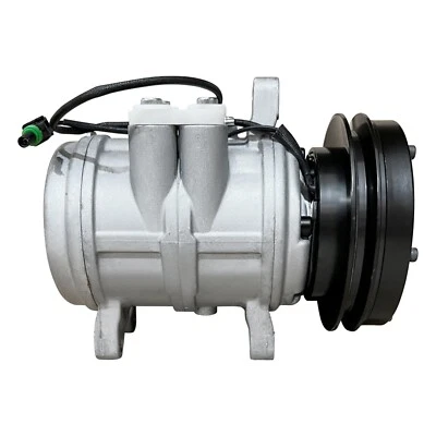 RYC New AC Compressor EH345 Fits John Deere RE12513, RE10972, RE57936, TY6626 - Image 1 of 4