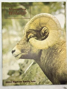 Wyoming Wildlife Magazine August 1972 Bruce Pitcher Bighorn Ram - Imagen 1 de 3