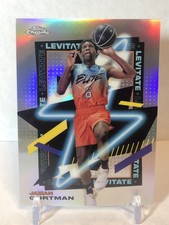  2021-22 Topps Chrome OTE Jazian Gortman Levitate Refractor Rookie Card #LEV-7