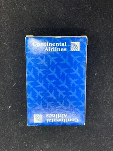 Continental Airlines - Spielkarten - blauer Farbhintergrund - Bild 1 von 3