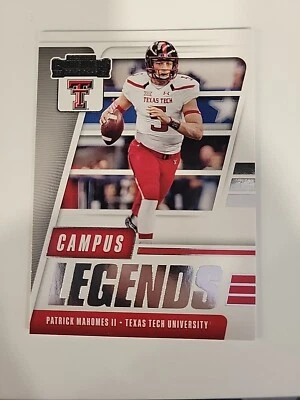 2021 Panini Contenders Draft Picks - Campus Legends Patrick Mahomes II #2 - Image 1 of 2