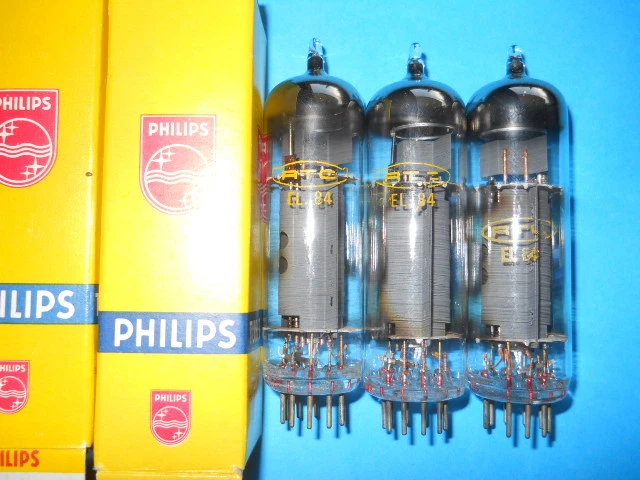 3 x EL84 RTC BY PHILIPS HOLLAND MATCHED PAIR + 1 BONUS - Photo 1/1