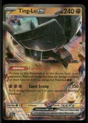 SV02: Paldea Evolved #127/193 Ting-Lu ex - Image 1 of 2