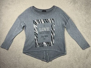 Bella Amore Shirt Womens Large Oversized Pullover Y2K Boho Italy Sweater Flowy - Picture 1 of 11