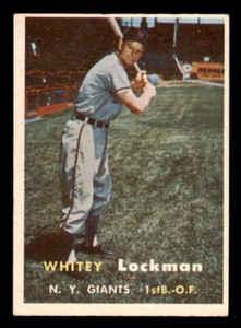 1957 Topps Baseball #232 Whitey Lockman VG/EX *f1