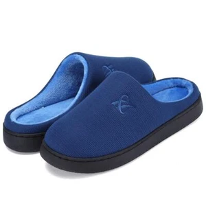 Memory Foam Slippers for Women's and Men's Casual House Shoes NavyWomen11-12/... - Picture 1 of 6