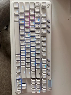 Logitech G715 TKL Aurora Collection Wireless Mechanical Gaming Keyboard - White, - Image 1 of 4