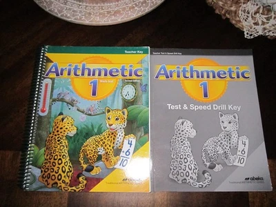 Abeka 1st Grade Arithmetic Teacher Keys Second Edition # 316113 # 197378 - Image 1 of 4