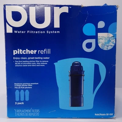 PUR CRF-950Z Pitcher Refill Replacement Filters 3 Pack   - Image 1 of 4