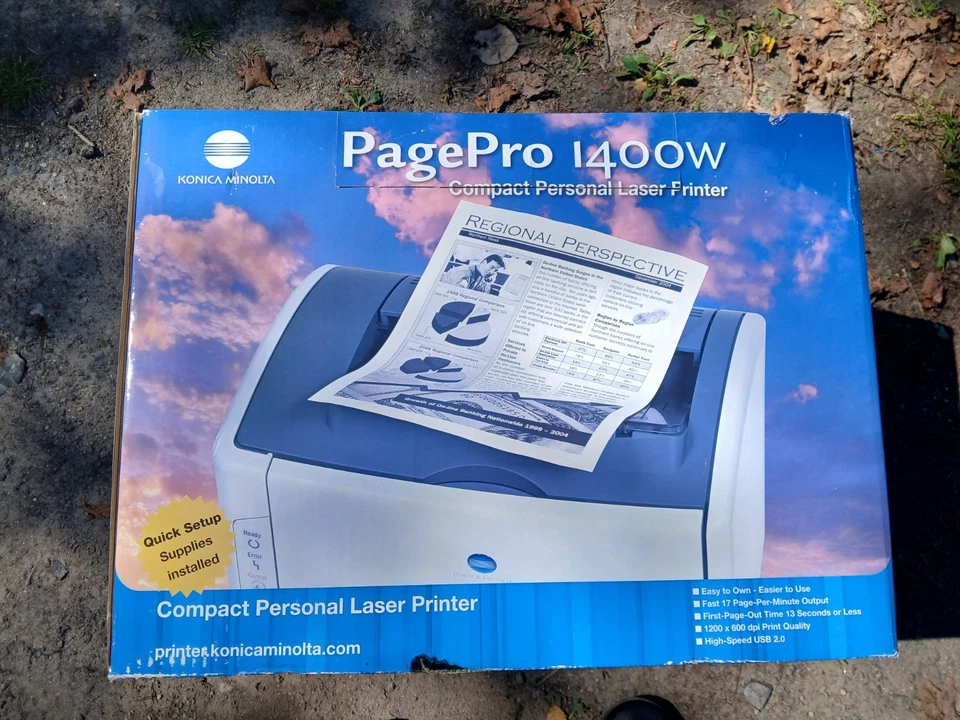 NEW Konica Minolta PagePro 1400W Laser Printer FAST FREE SHIPPING - Image 1 of 1