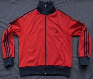 Adidas Giacca Vintage Retro Tuta Top Oldschool Ventex anni '70 anni '80 Track M - Picture 1 of 4