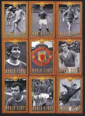 FUTERA 1998 - MAN UTD - WORLD CLASS - LIMITED EDITION 9 CARD CHASE SET - Image 1 of 2