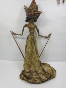 Antique Wayang Golek Hand Carved Marionette Puppet #1 - Picture 1 of 13