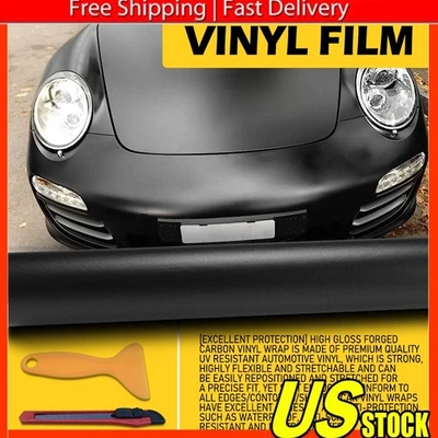 Calcomanía adhesiva de vinilo negro mate para automóvil sin burbujas para Honda Accord Foto 1 de 4