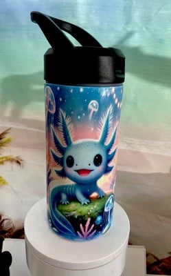 Axolotl kids  Tumbler Sublimation 15 oz  Stainless Steel Water Bottle New - Image 1 of 3